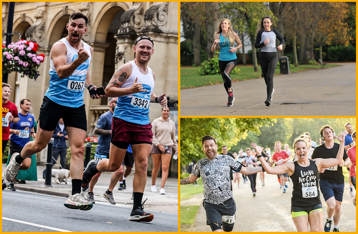 Runners enjoying organised runs in Cheltenham